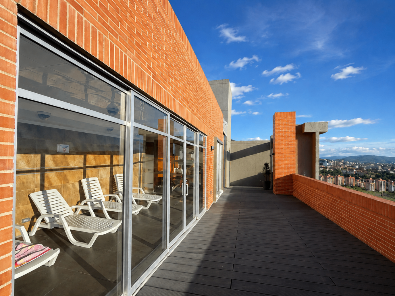 Terrazas del último piso